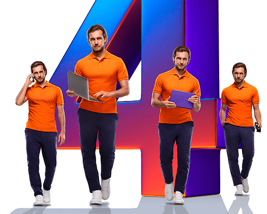 Великолепная четверка Ростелеком в село Рождественск (Пермский край)